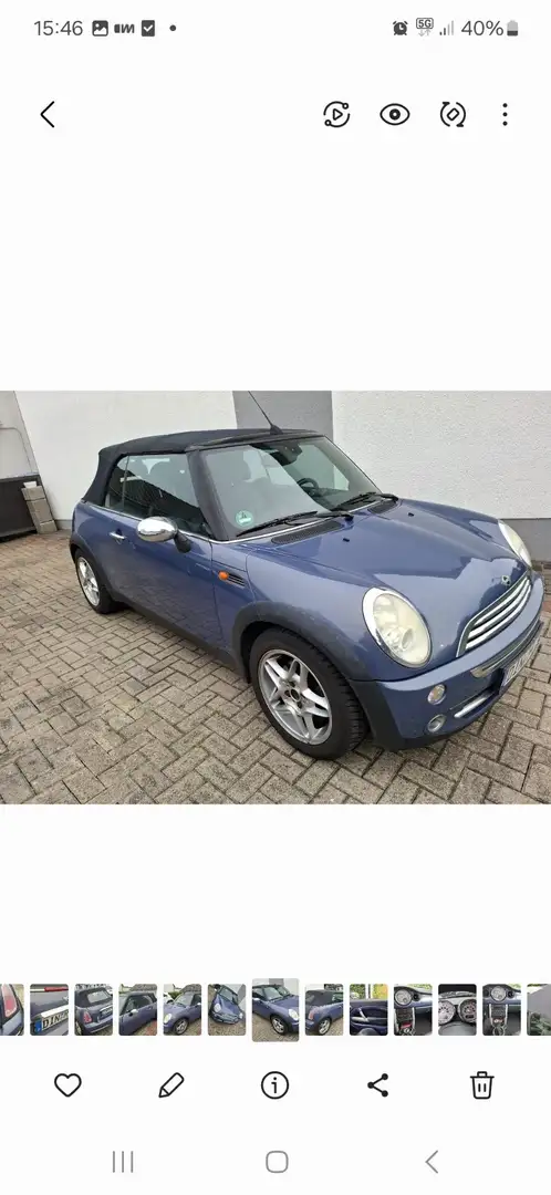 MINI One Cabrio 116PS, TüV März/2026, Leder, bluetooth USB, - 2