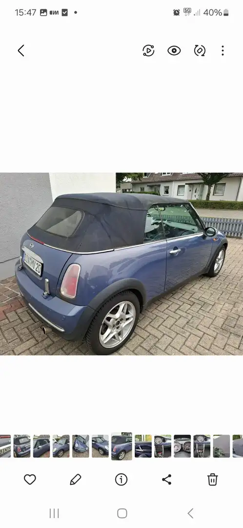 MINI One Cabrio 116PS, TüV März/2026, Leder, bluetooth USB, - 1