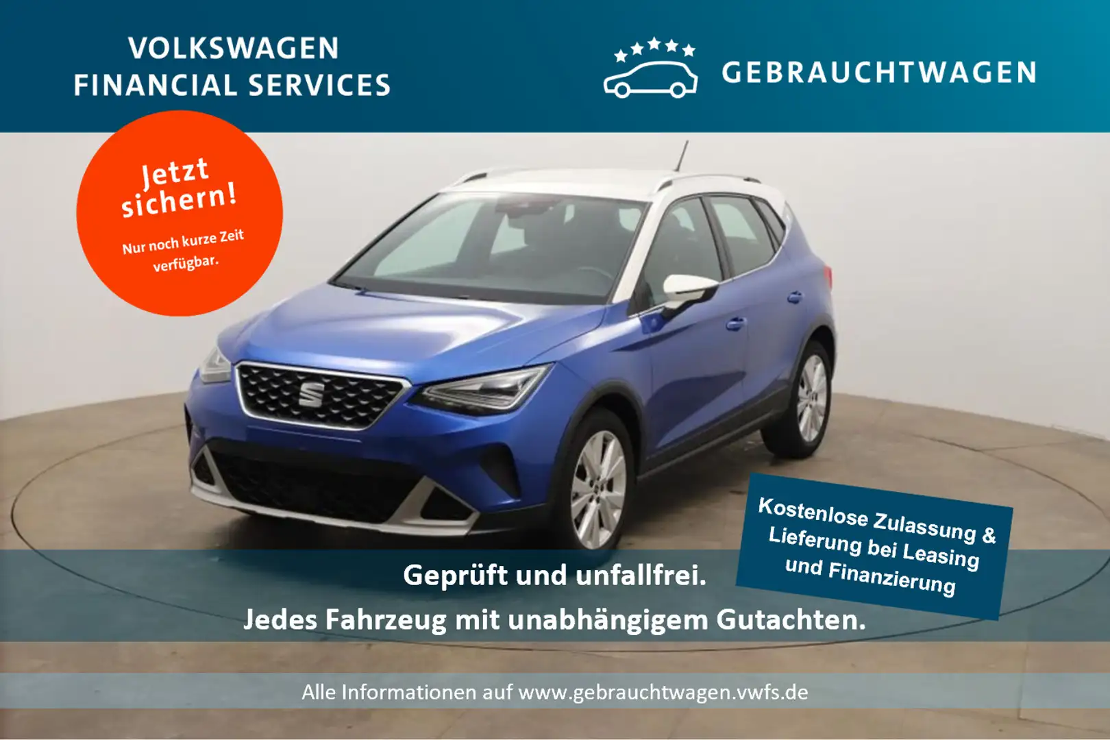 SEAT Arona X-Perience 1.0 TSI RFK*PDC*Tempo*Klima*SH Blu/Azzurro - 1