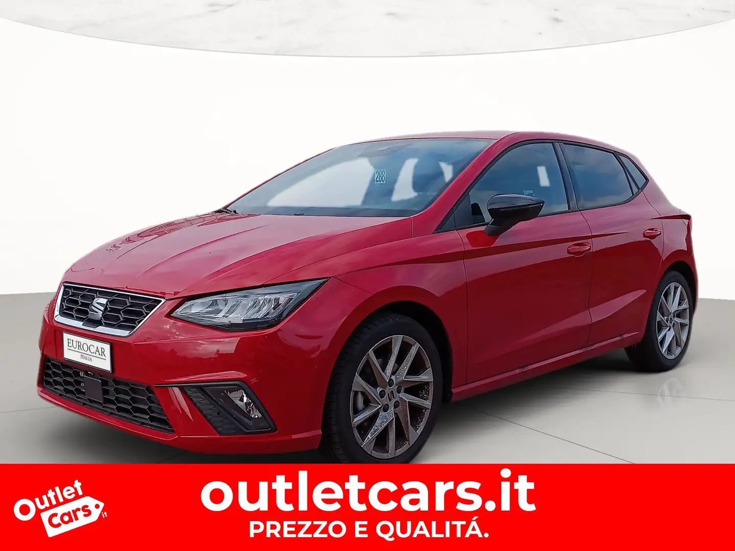 SEAT Ibiza 1.0 ecotsi fr 110cv Rouge - 1
