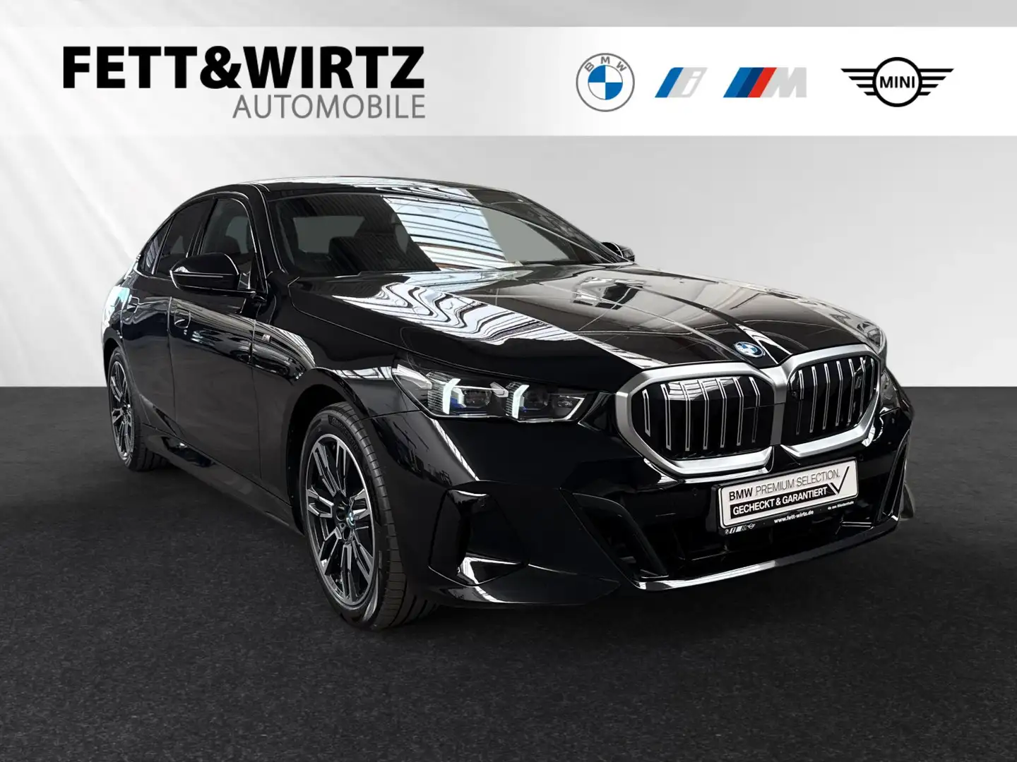BMW i5 eDrive40 Lr. 465,- br. o.Anz. 24Mon/5`Km p.A. Czarny - 1