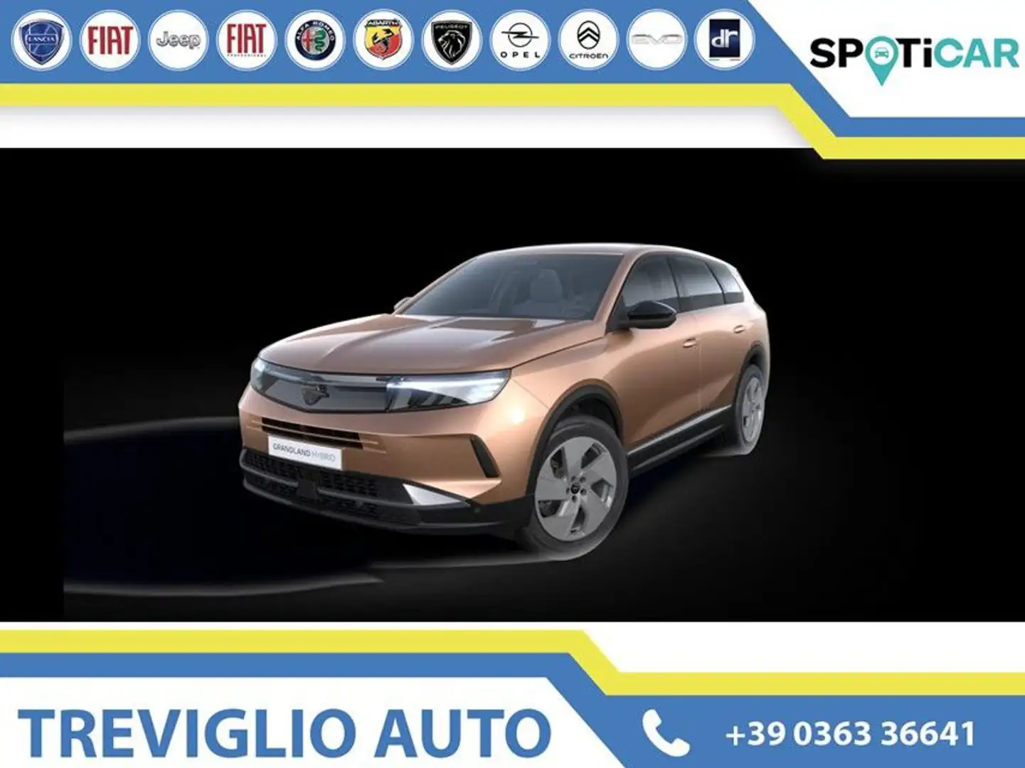 Opel Grandland 1.2 Hybrid 145 CV EDCT EDITION+GS Beige - 1