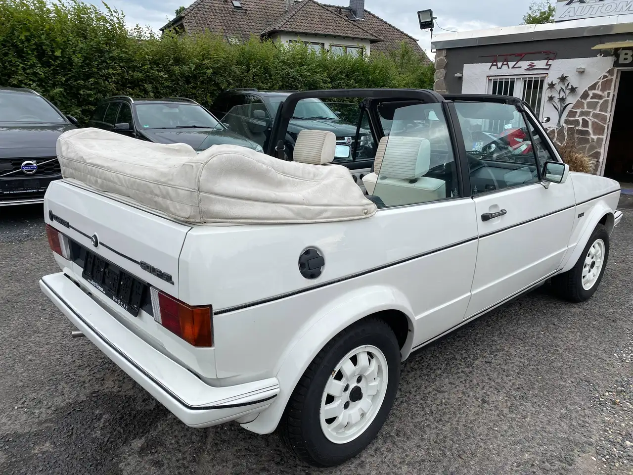 Volkswagen Golf Cabriolet Cabrio (GL) Sondermodell Weiss/Weiss, foto 5