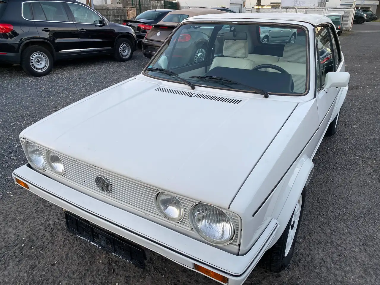 Volkswagen Golf Cabriolet Cabrio (GL) Sondermodell Weiss/Weiss, foto 1