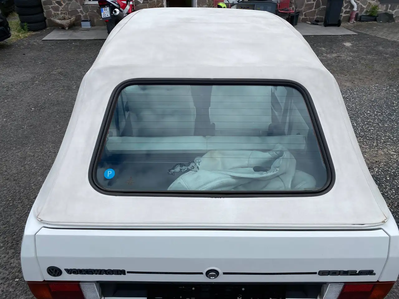Volkswagen Golf Cabriolet Cabrio (GL) Sondermodell Weiss/Weiss, foto 2