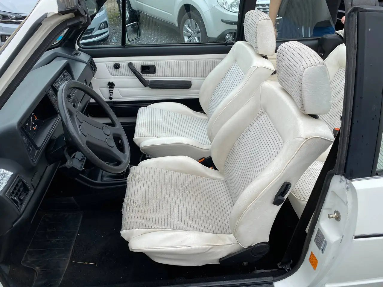 Volkswagen Golf Cabriolet Cabrio (GL) Sondermodell Weiss/Weiss, foto 8