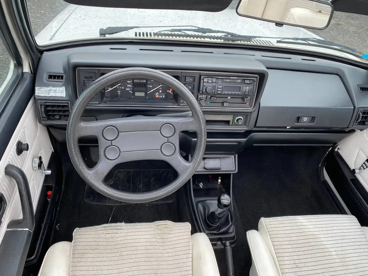 Volkswagen Golf Cabriolet Cabrio (GL) Sondermodell Weiss/Weiss, foto 10