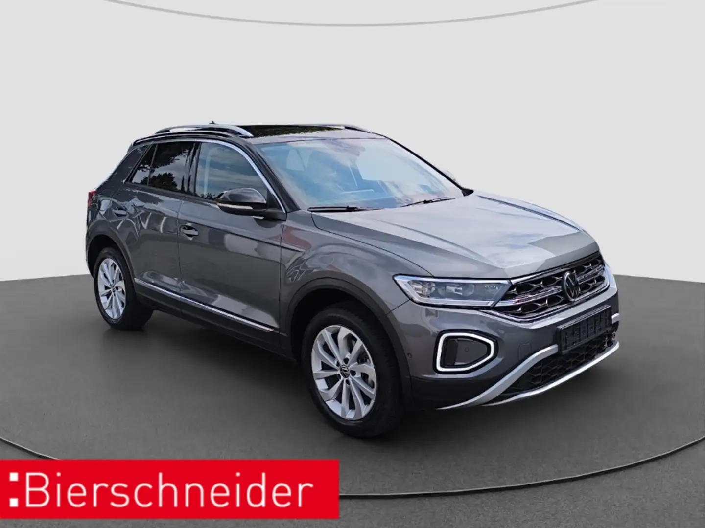 Volkswagen T-Roc 1.5 TSI DSG Style AHK ACC LED NAVI Gris - 2