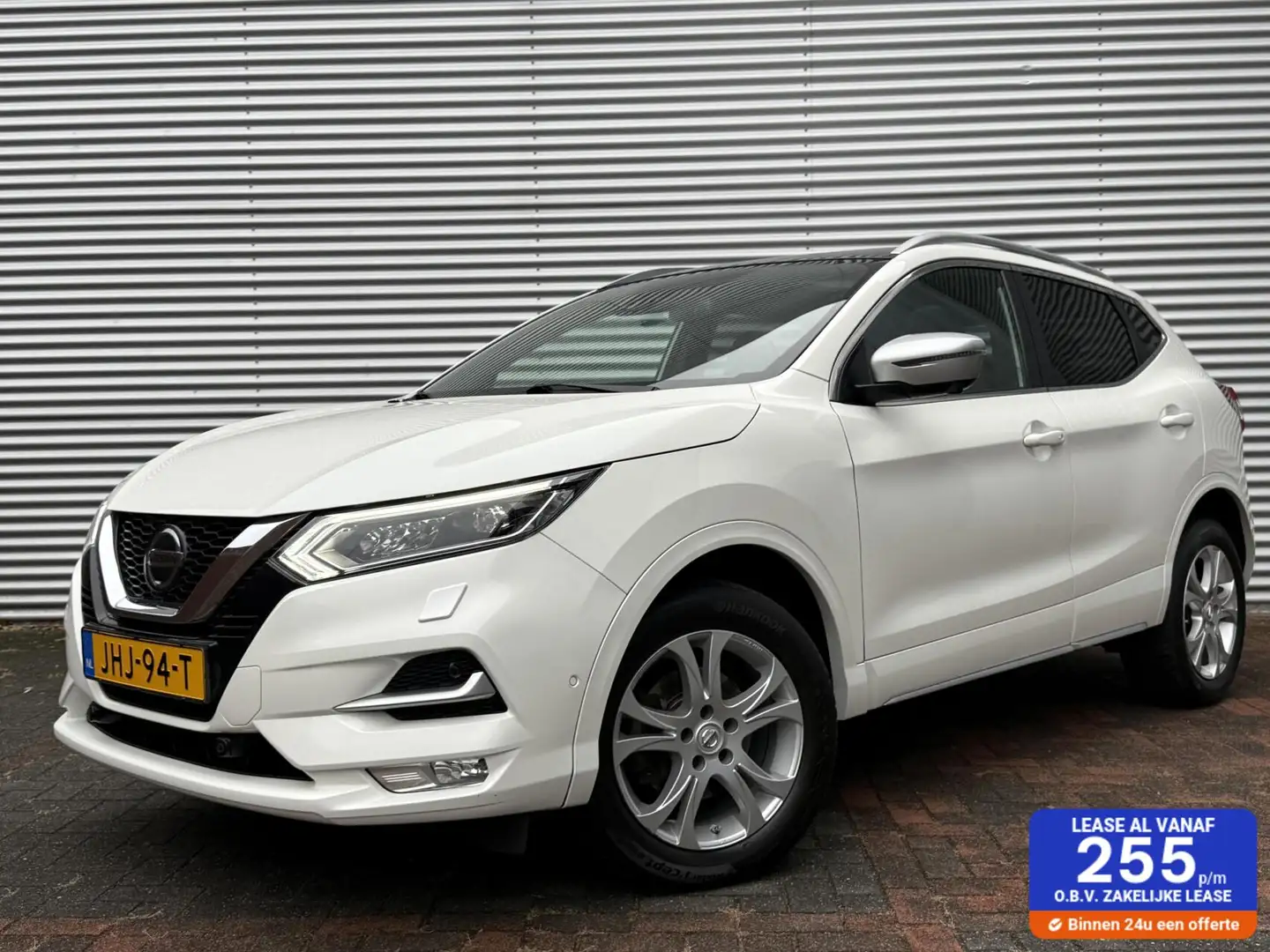 Nissan Qashqai 1.3 DIG-T Carplay 360 Camera Pano Leer Pdc 19 Vol Wit - 1