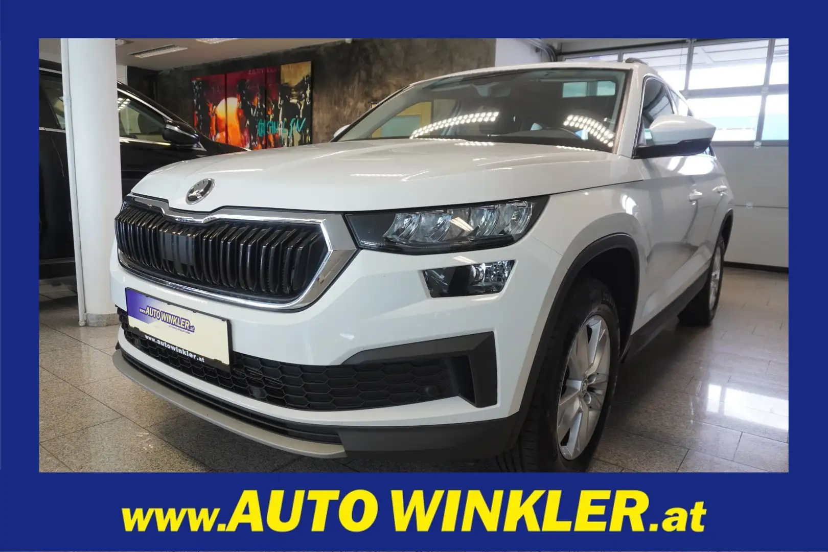 Skoda Kodiaq 2.0 TDI 4x4 MY23/AHK/Panorama/Kamera Weiß - 1