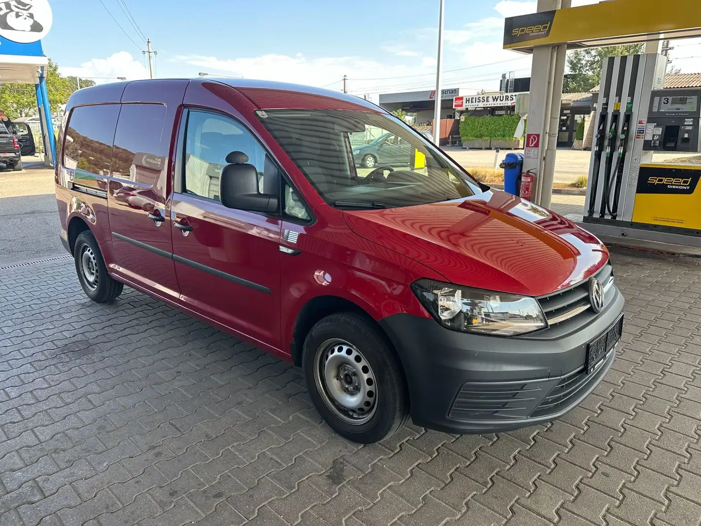 Volkswagen Caddy Maxi TDI Klima-PDC-Sitzhzg. Netto: 9408.- Rot - 1