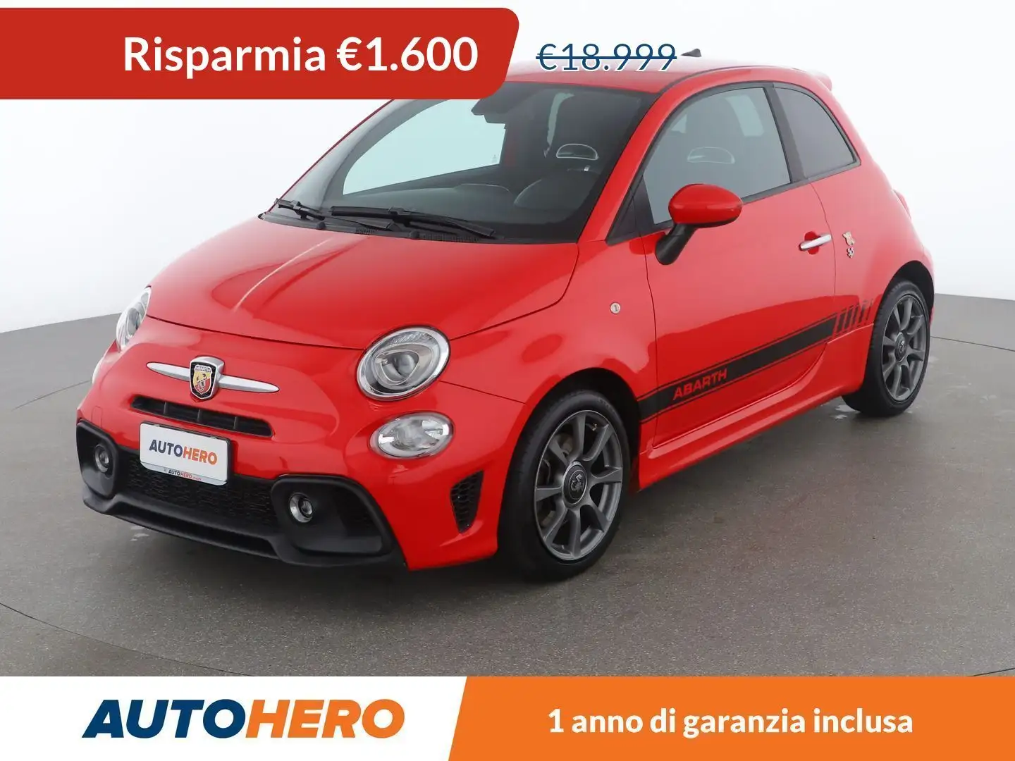 Abarth 595 1.4 Turbo Rosso - 1