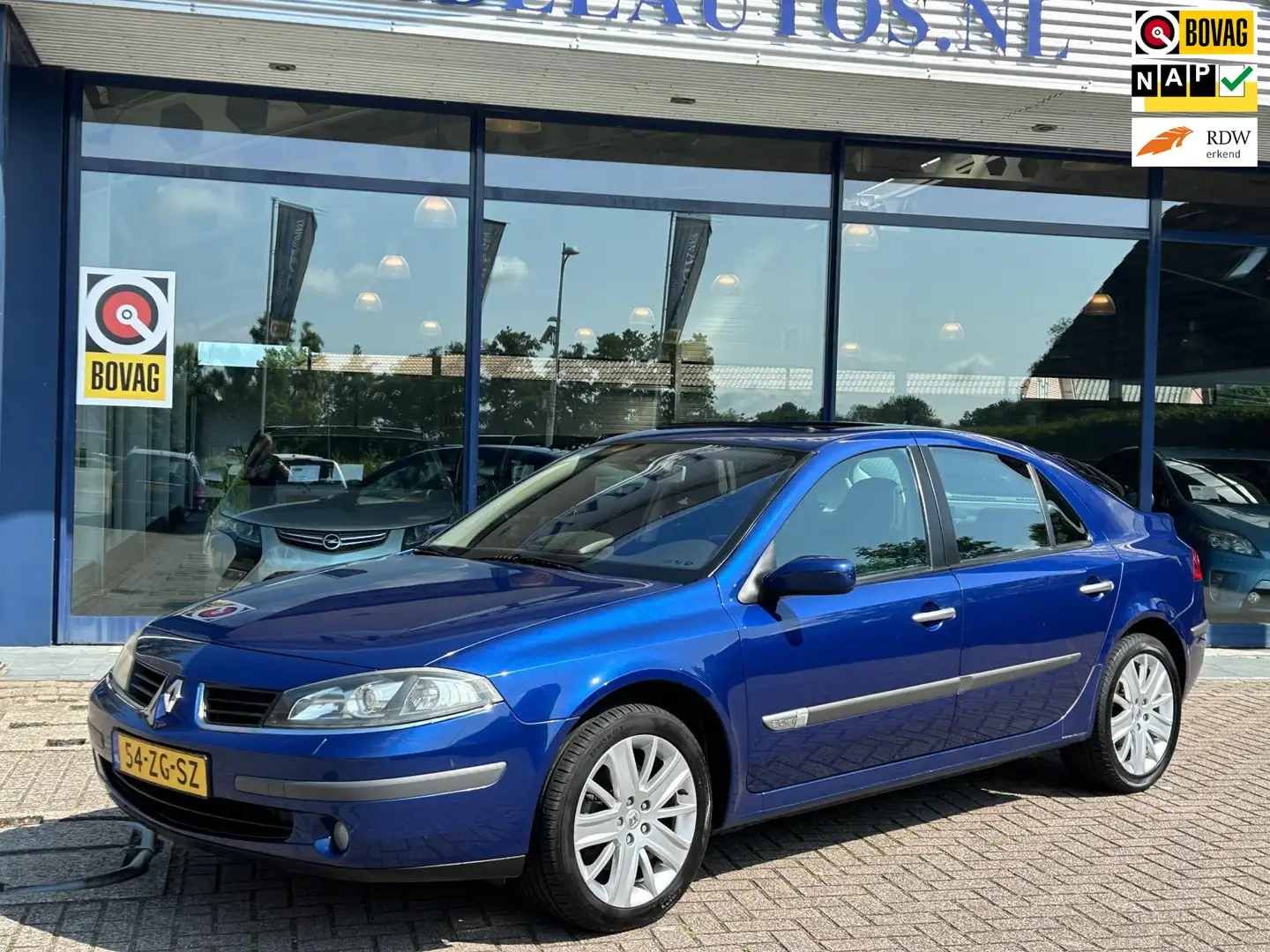Renault Laguna 2.0-16V Tech Line 1e Eig! Elek. Schuifdak Navi Cli Blu/Azzurro - 1