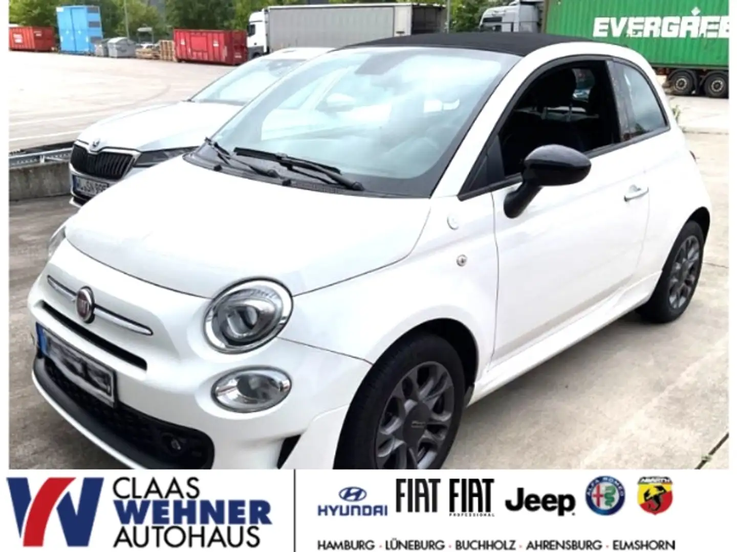 Fiat 500 Fiat 500C MY21 1.0 Hey Google Hybrid Weiß - 1