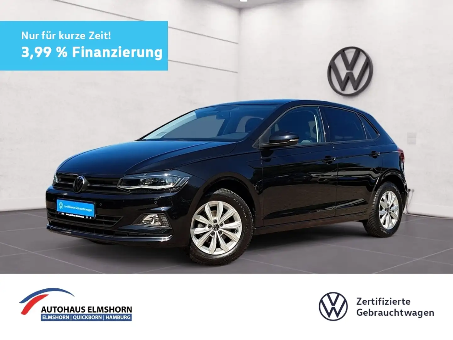 Volkswagen Polo Highline 1.0 TSI DSG APP LED GJ-REIF ACC PDC SHZ Schwarz - 1