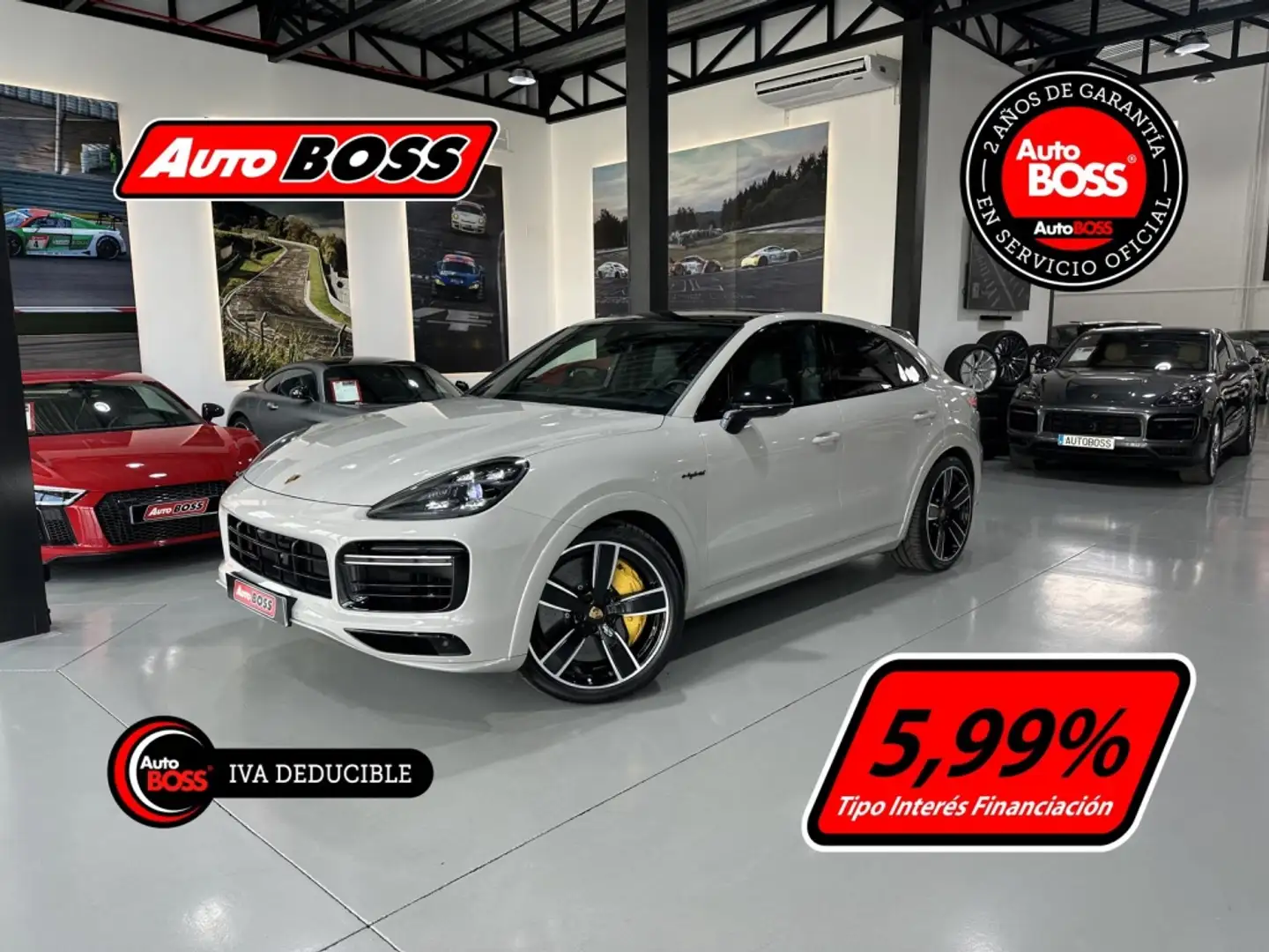 Porsche Cayenne Turbo S E-Hybrid Coupé Aut. Gris - 1