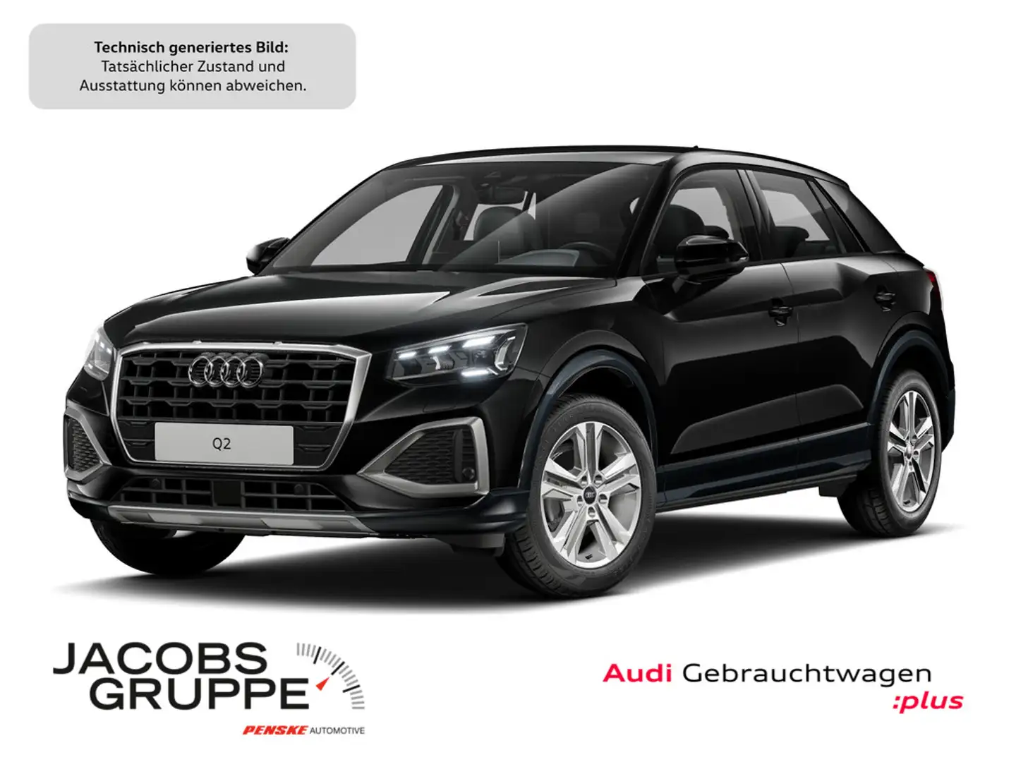 Audi Q2 35 TFSI advanced S-tronic AHK/Kamera/Matrix/Smartphone Interf./Sitz Schwarz - 1