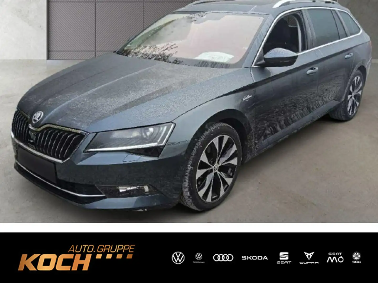 Skoda Superb Combi L&K 2.0 TDI DSG *NAVI*PANODACH*ACC* Grijs - 1