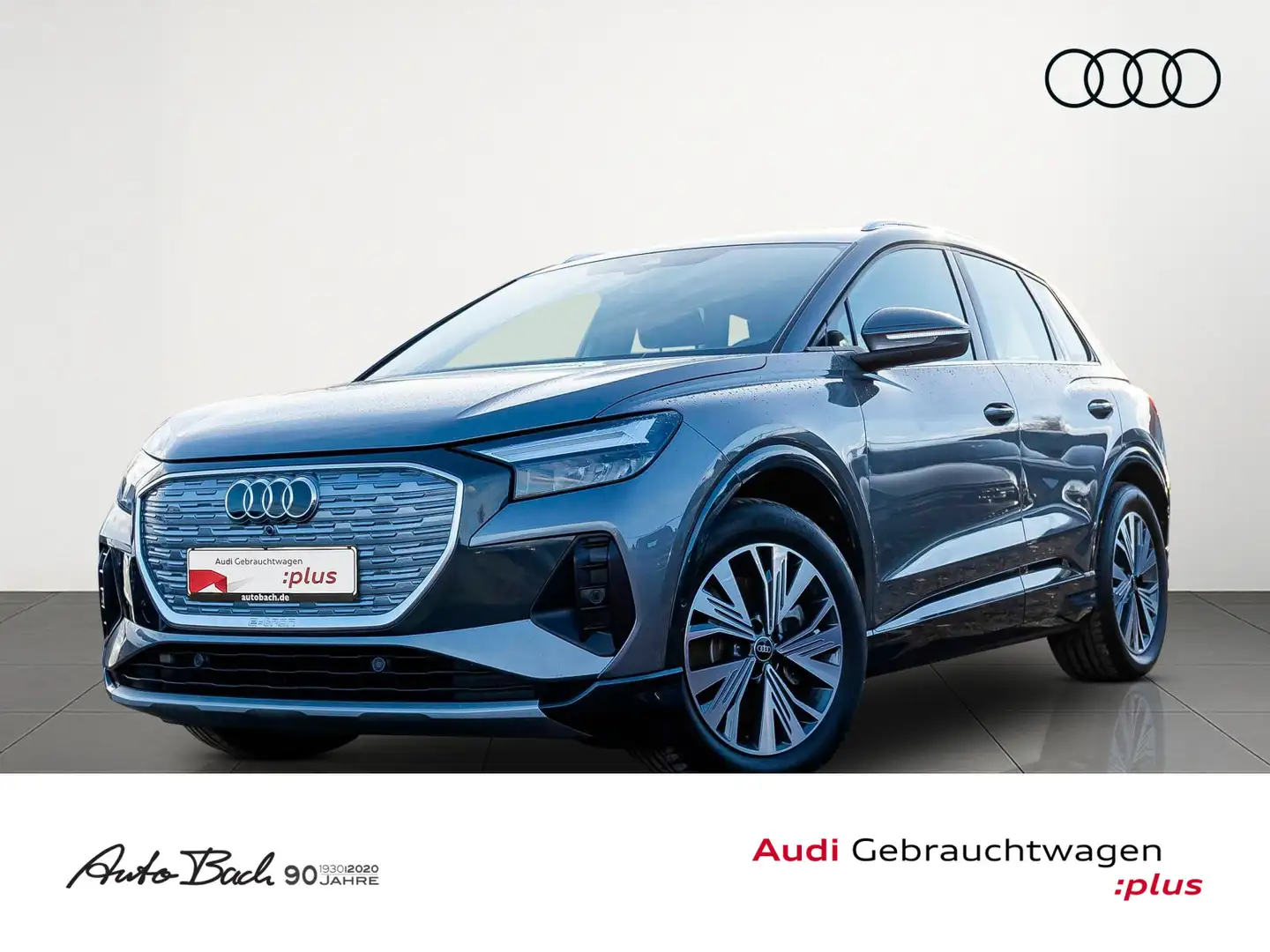 Audi Q4 e-tron 40 Navi LED Standklima CarPlay ACC Grau - 1