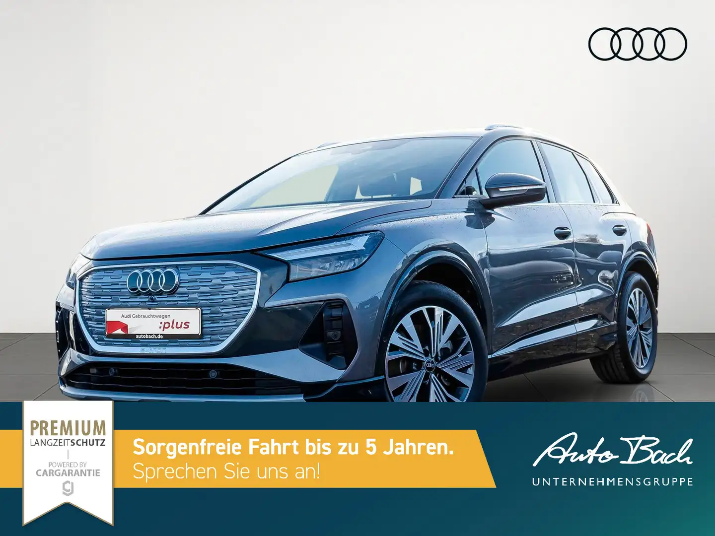 Audi Q4 e-tron 40 Navi LED Standklima CarPlay ACC Grau - 2