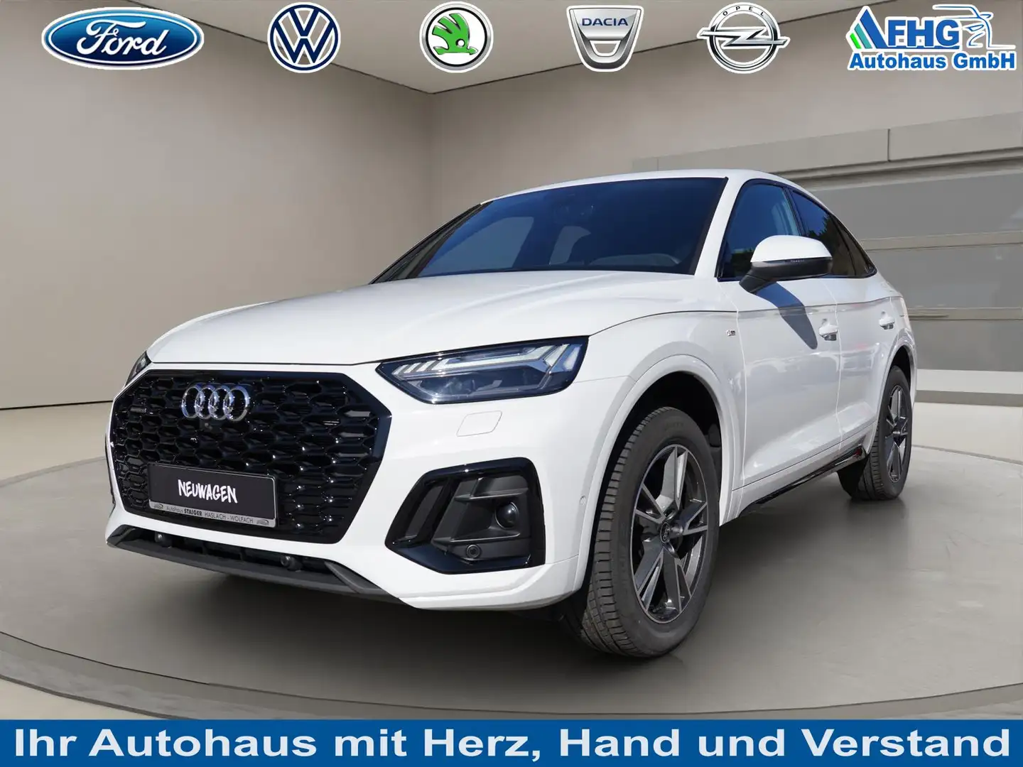 Audi Q5 Sportback S line 50TFSIe quattro line+Pano+Matr... Weiß - 1