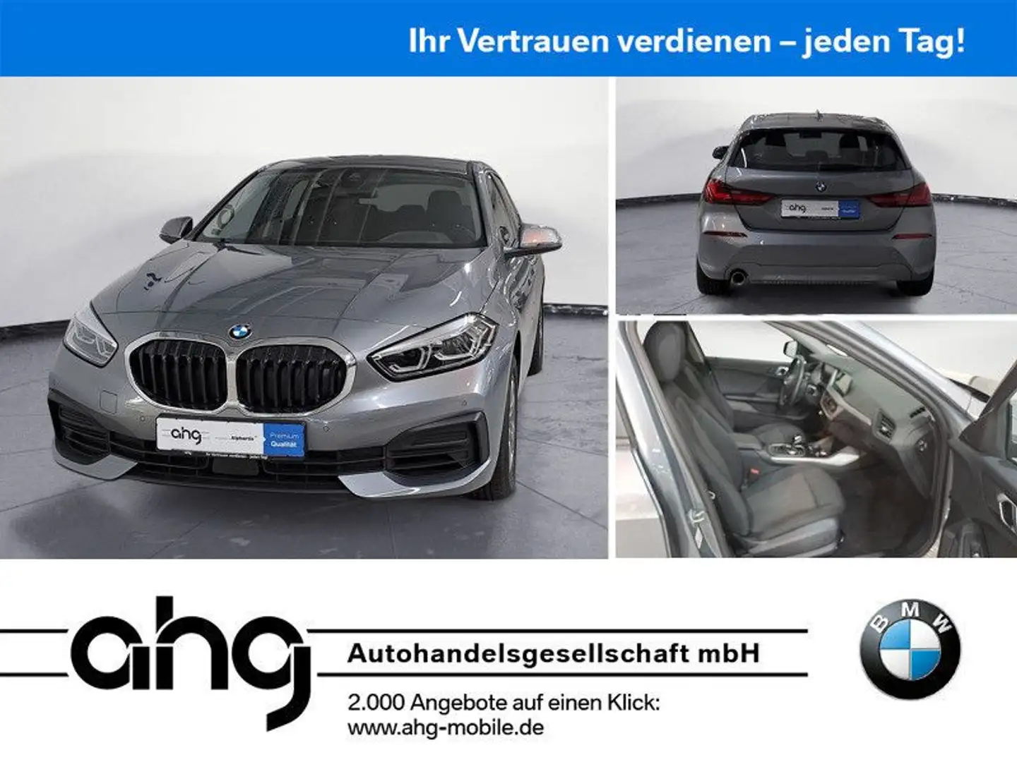 BMW 116 iA Limousine Navi DSG Bluetooth PDC Grau - 1