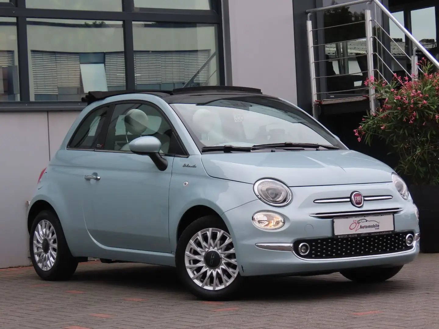 Fiat 500C 1.0 GSE N3 Hybrid Klima CarPlay PDC Grün - 2