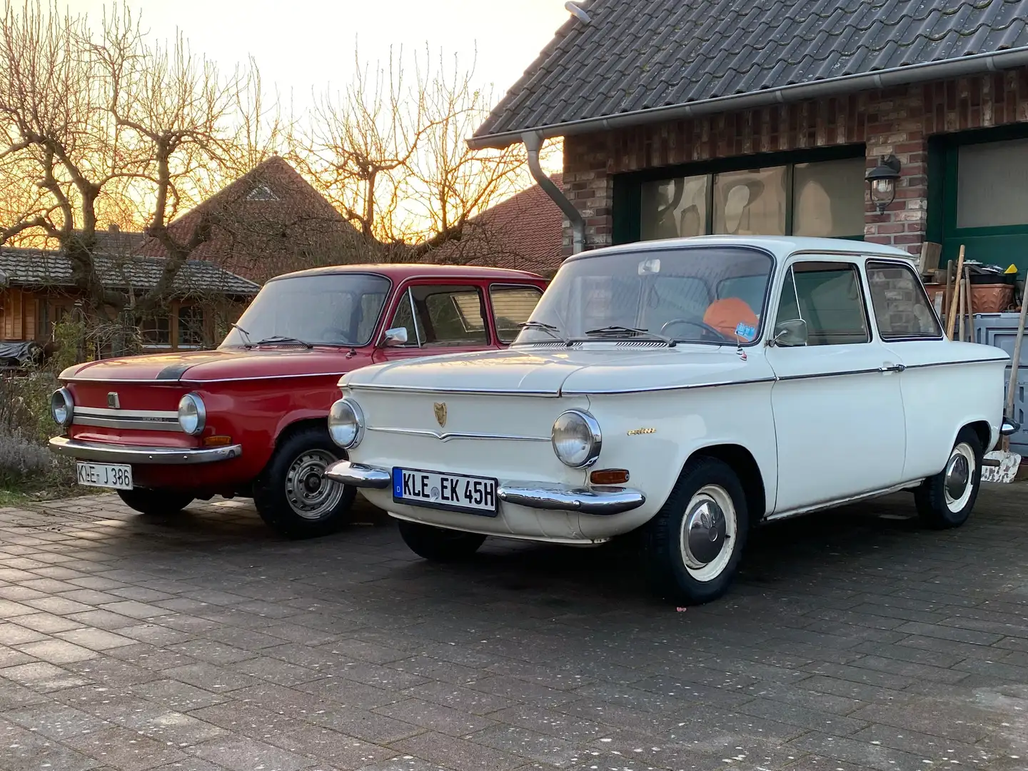 NSU Prinz 4 S und L im Doppelpack Weiß - 1