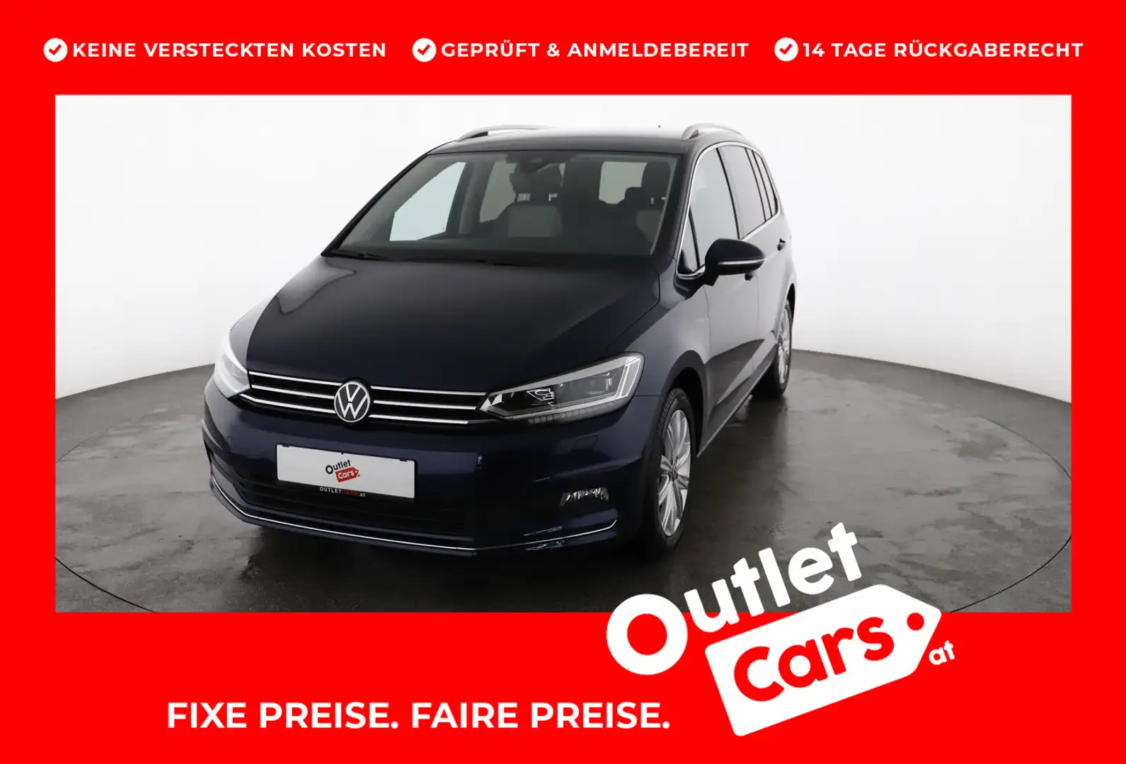 Volkswagen Touran Highline TDI SCR DSG 7-Sitzer Grigio - 1