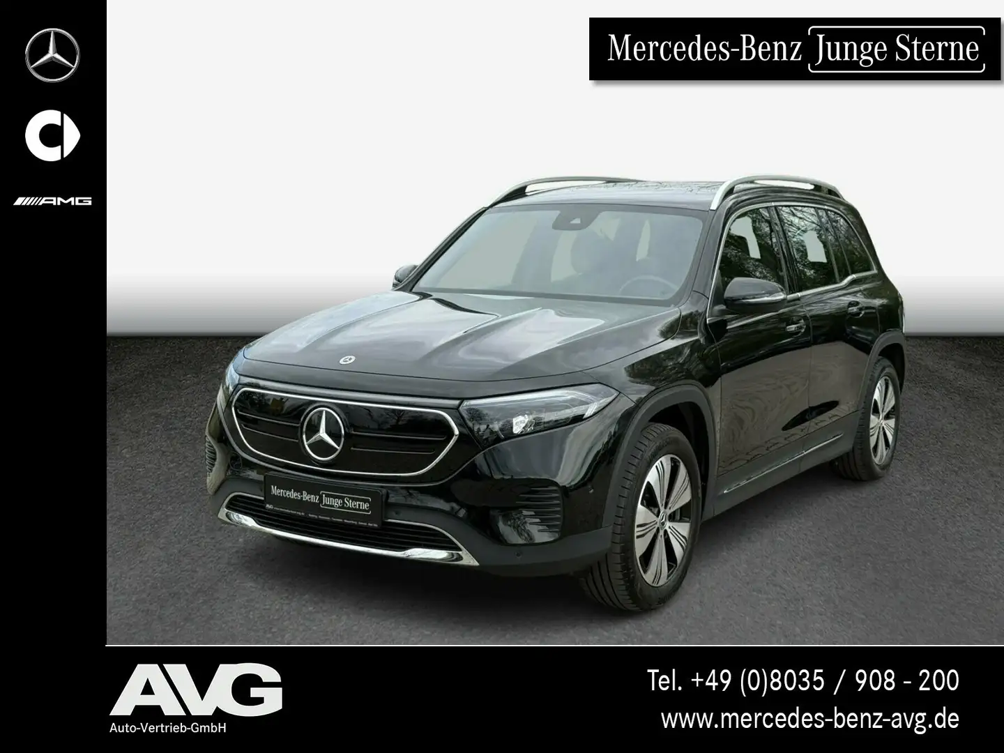 Mercedes-Benz EQB 300 EQB 300 4M Progressive RFK LED DAB MBUX Ambient Noir - 1