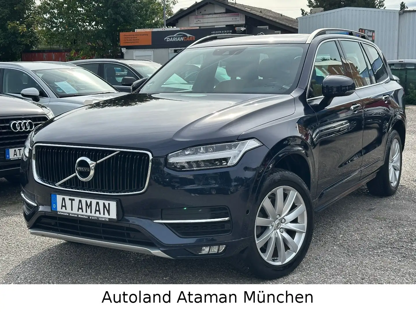 Volvo XC90 Momentum 7-Sitze/Panorama/Leder/Cam/LED/AHK Blau - 2