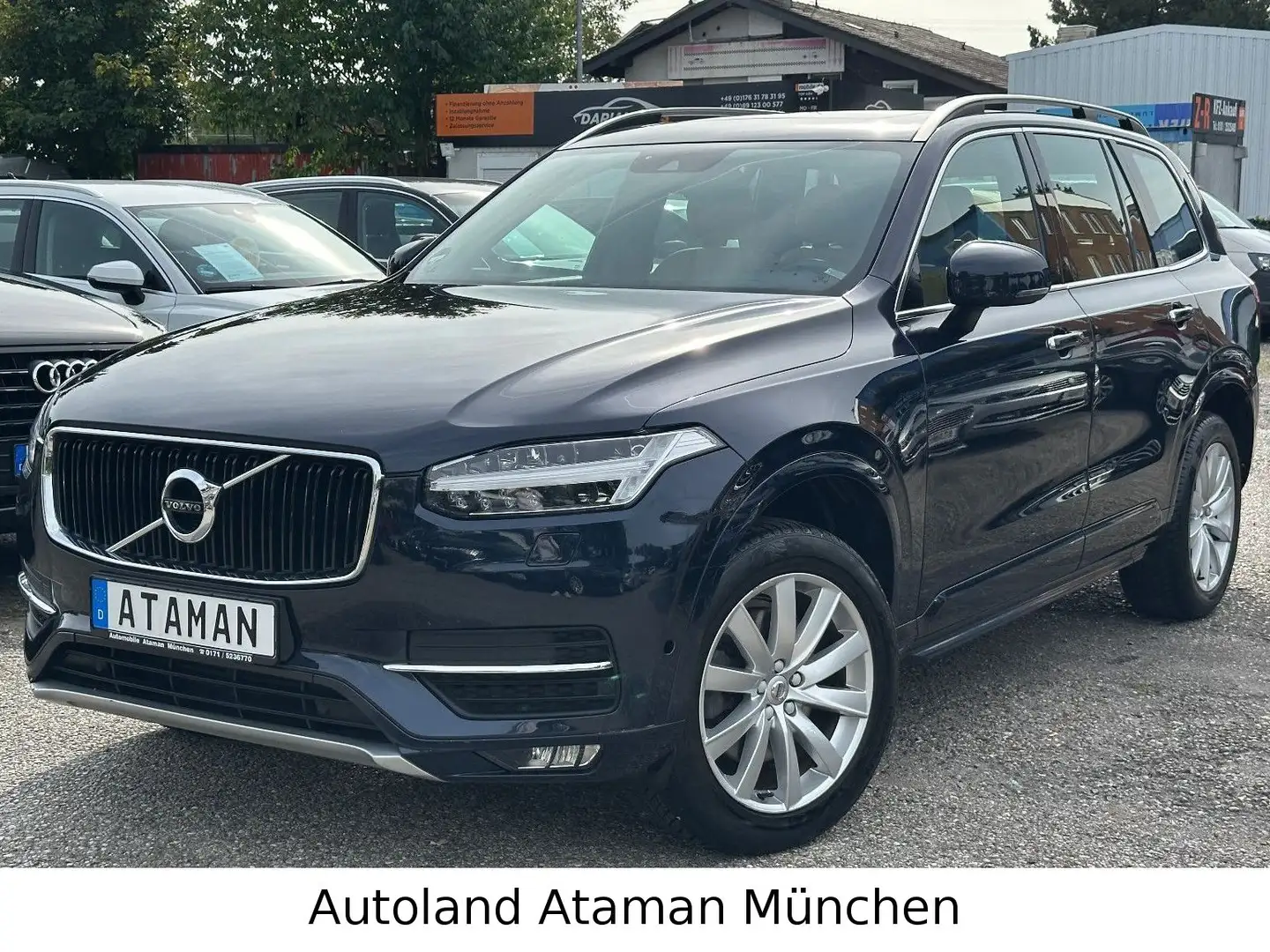 Volvo XC90 Momentum 7-Sitze/Panorama/Leder/Cam/LED/AHK Blau - 1