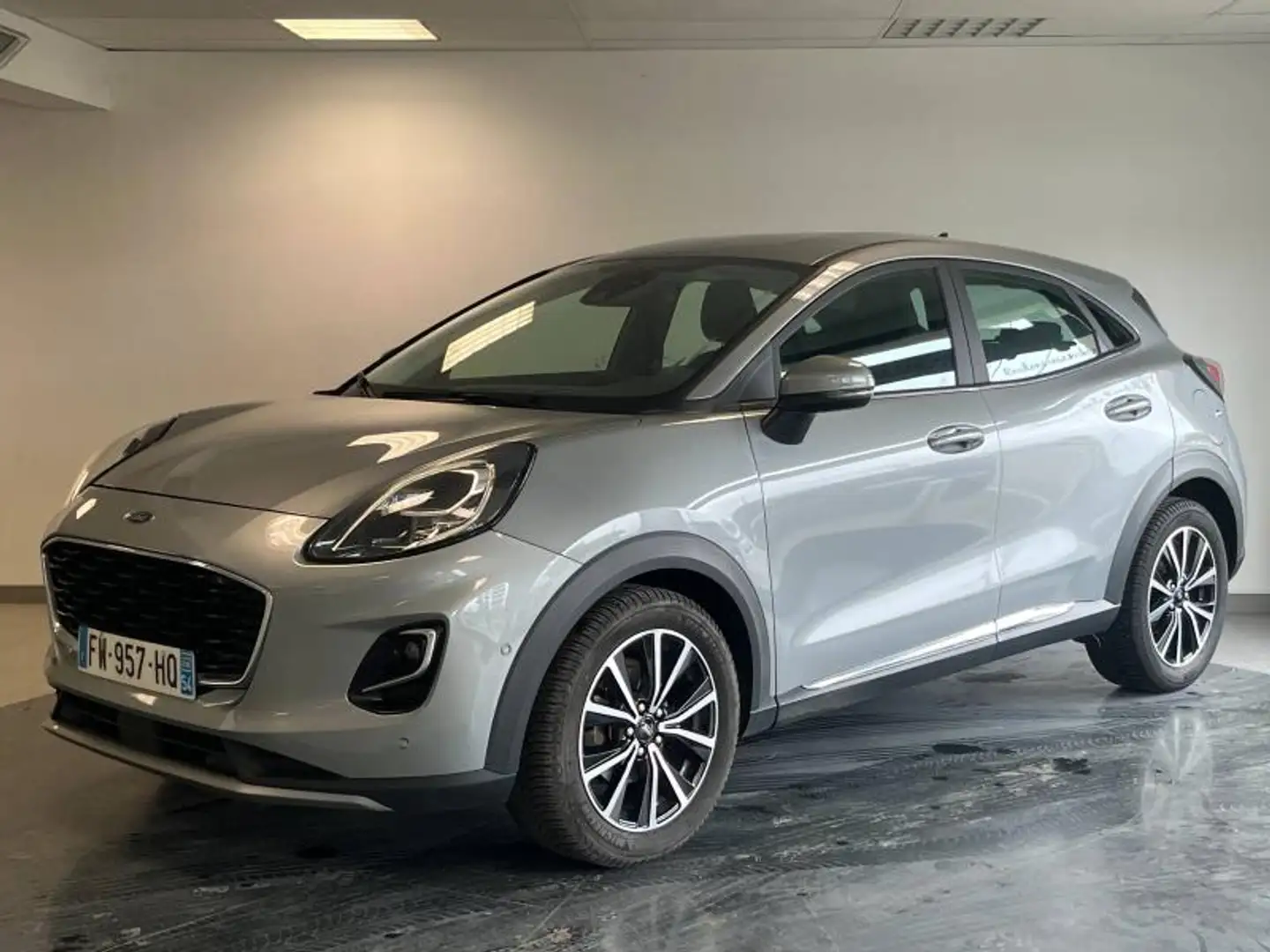 Ford Puma 1.0 EcoBoost 125ch mHEV Titanium 6cv Gris - 1