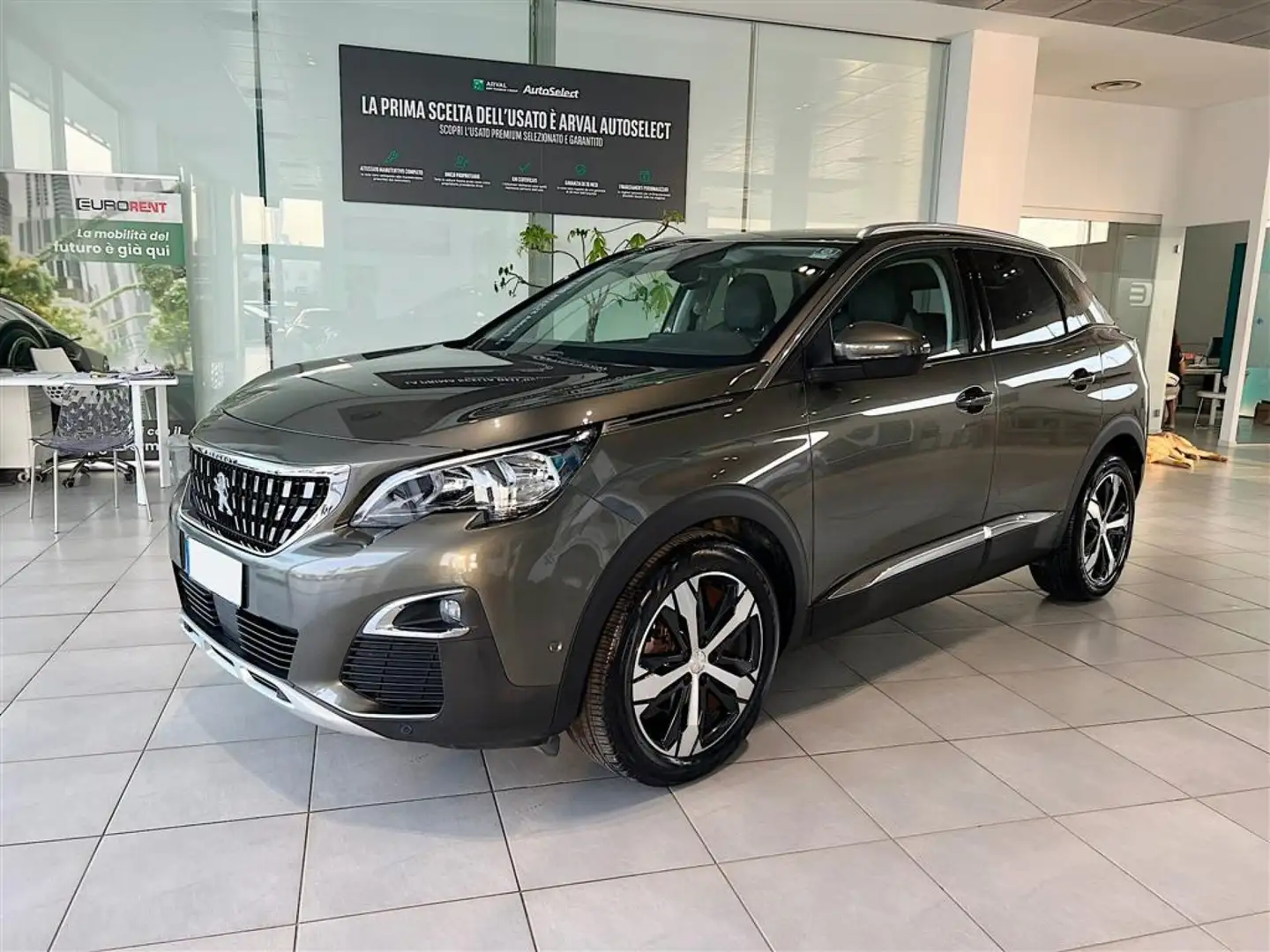 Peugeot 3008 1.6 BlueHdi 120 cv Allure EAT8 Gris - 1