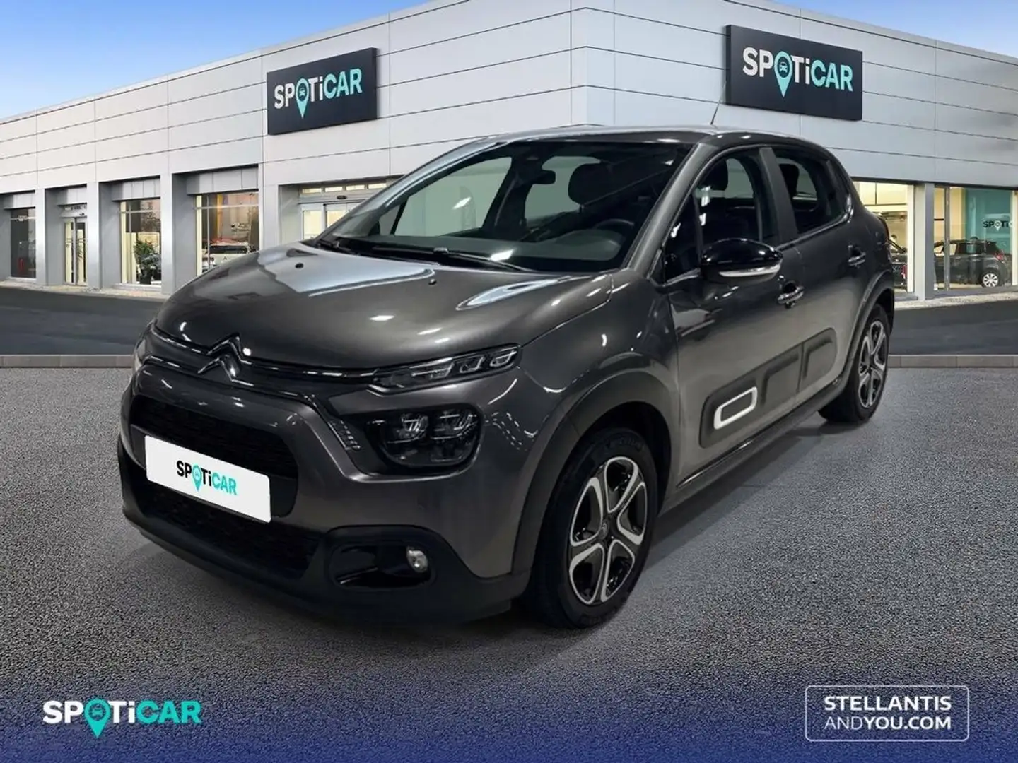 Citroen C3 BlueHDi 75KW (100CV) Plus Grau - 1