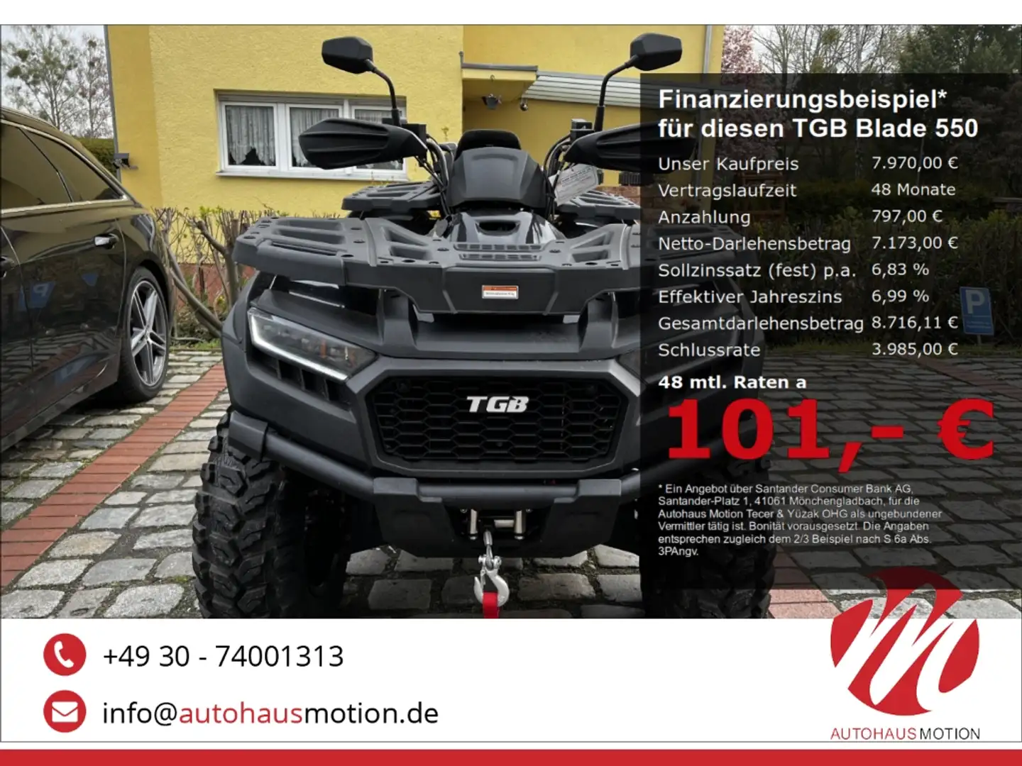 TGB Blade 550 L 4x4 Special Edition LED Negru - 1