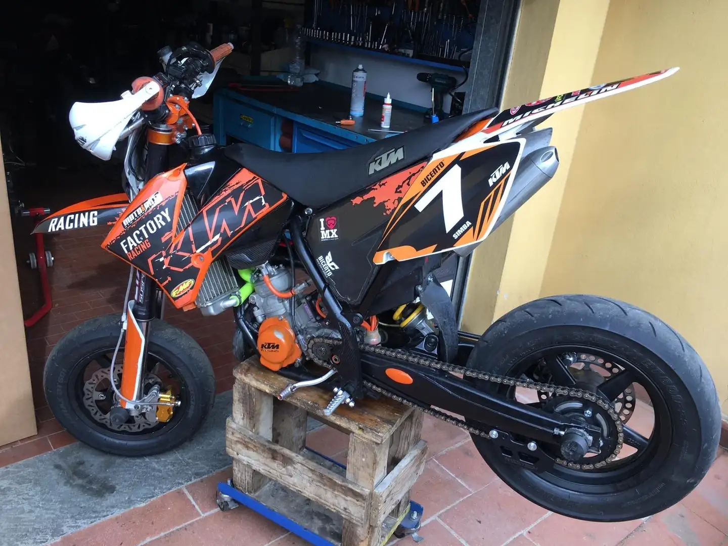 KTM 105 SX motard Arancione - 2