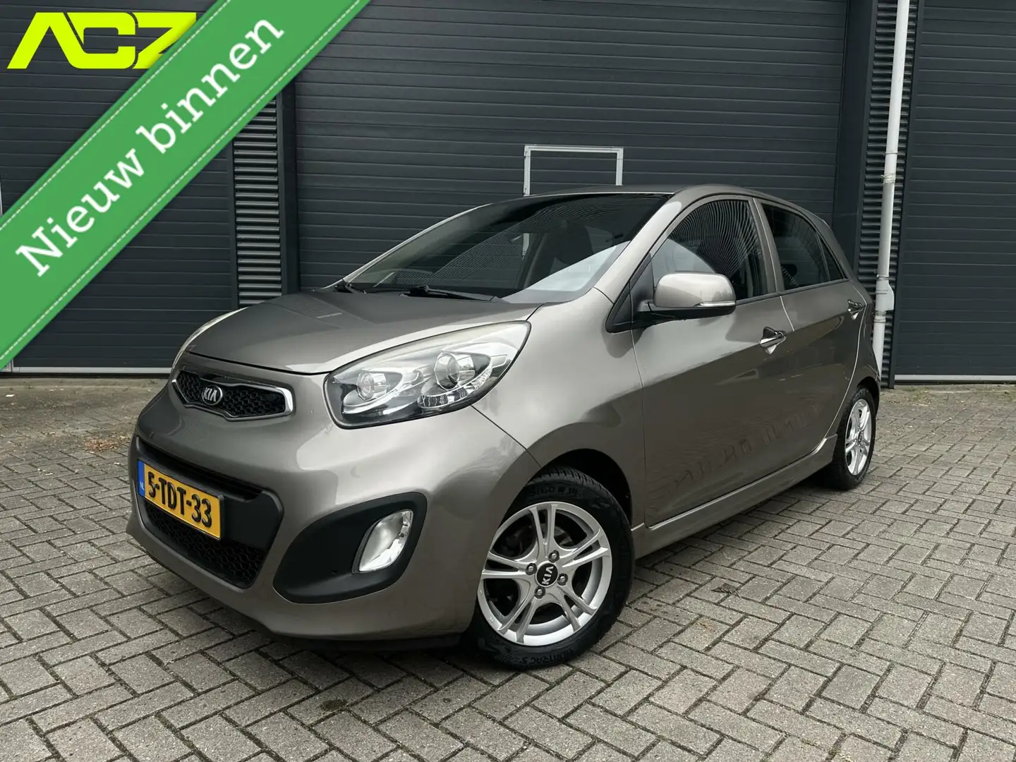 Kia Picanto 1.2 CVVT|Automaat|Keyless|Clima|Dealer OH|NAP Grijs - 1