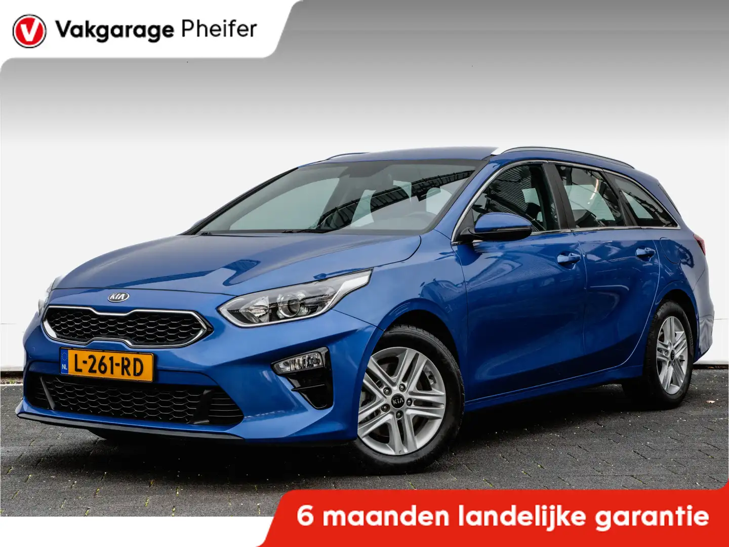 Kia Ceed SW / cee'd SW Sportswagon 1.0 T-GDi DynamicLine Full map navigat Blauw - 1