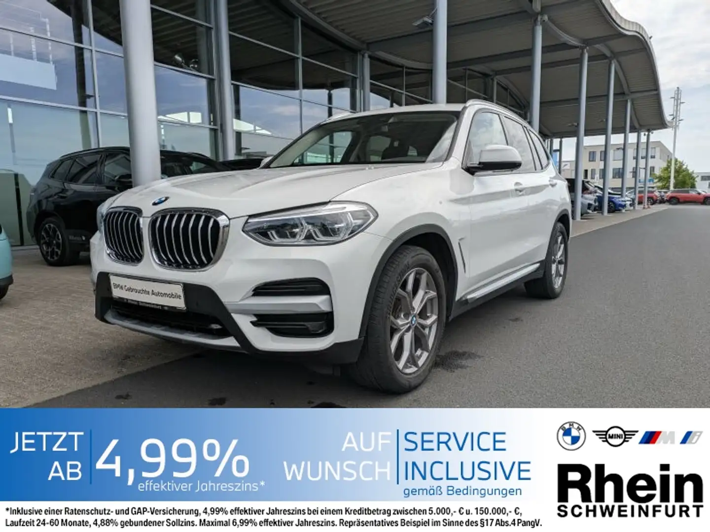 BMW X3 xDrive20d X Line LiveCockpit.Teilleder.HeadUp Weiß - 1