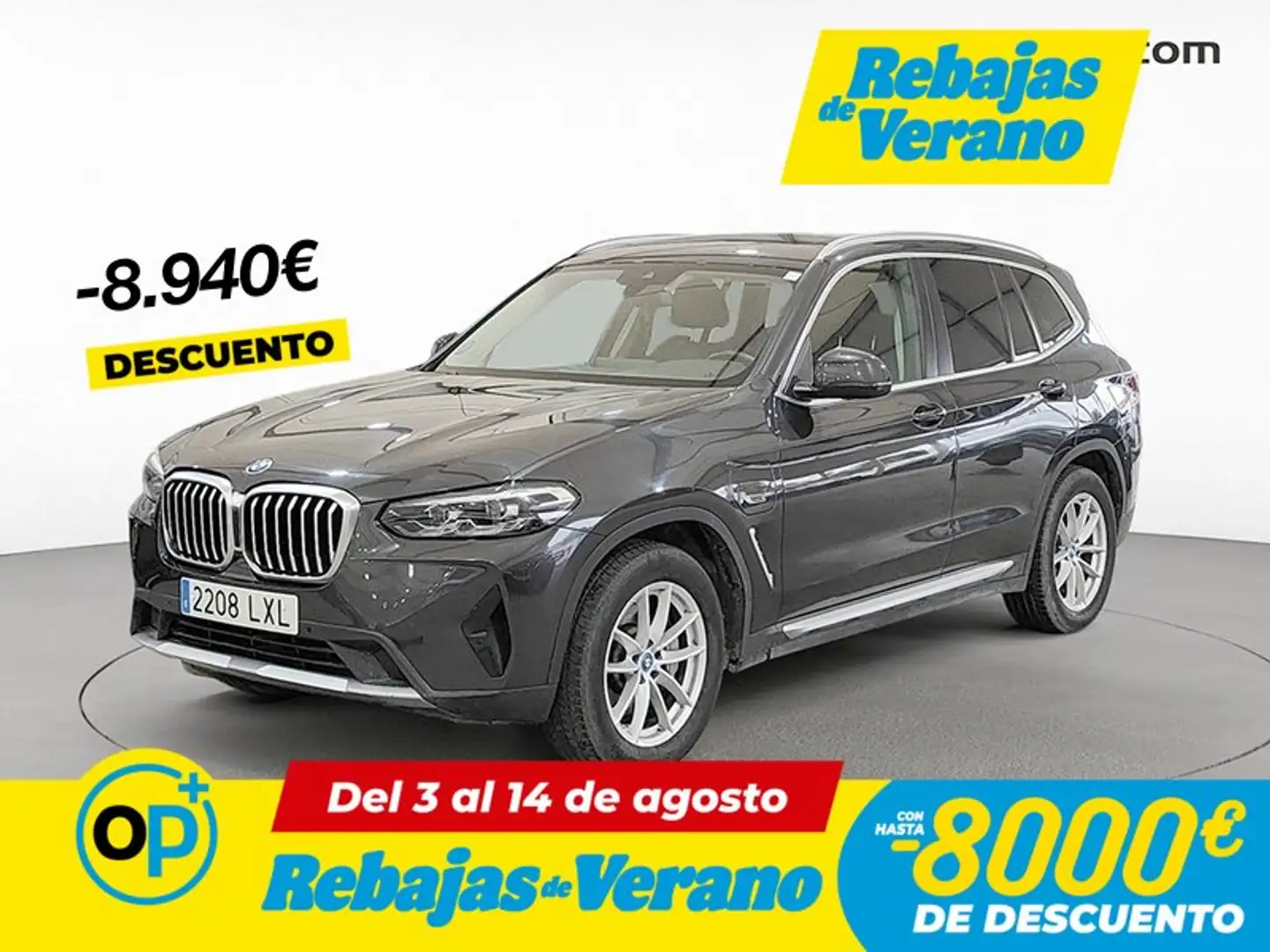 BMW X3 xDrive 30e xLine Gris - 1