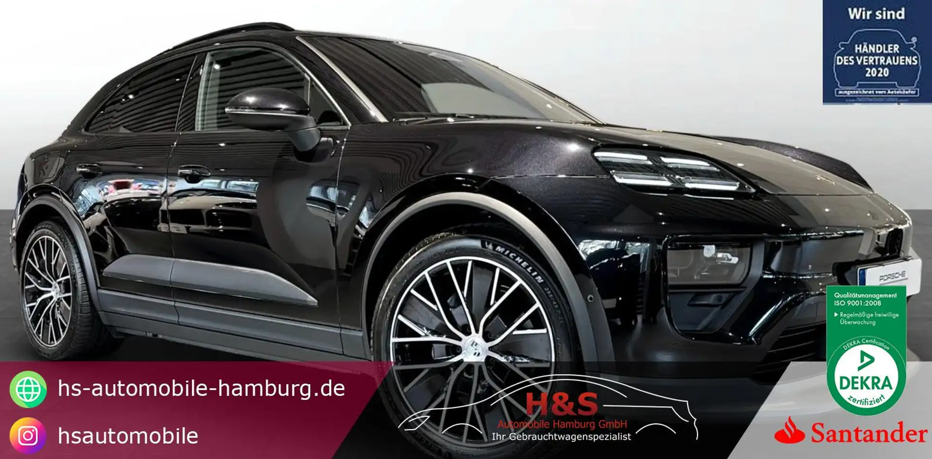 Porsche Macan Electric 4 Noir - 1