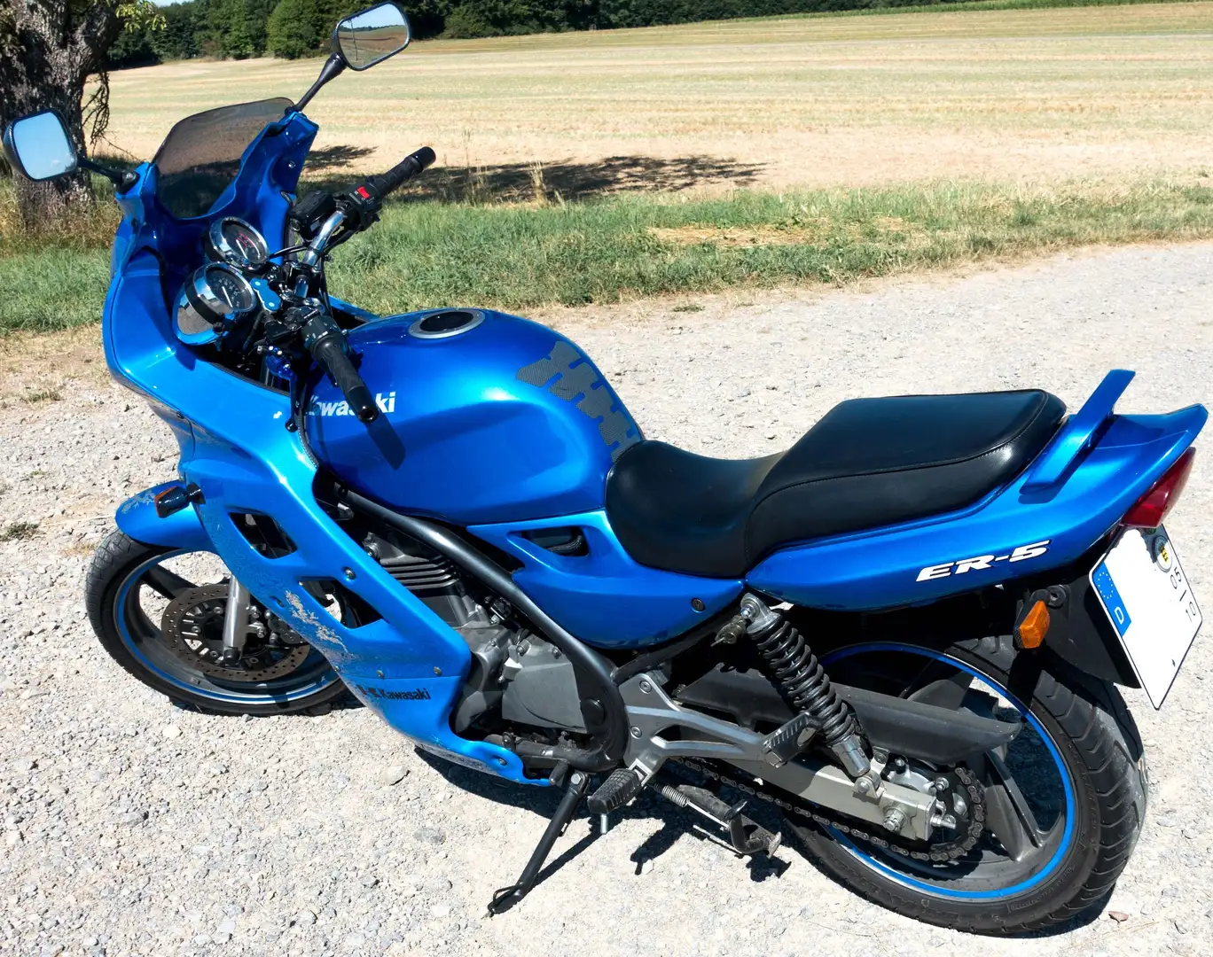 Kawasaki ER - 5 tiefer - stärker - verkleidet Bleu - 2