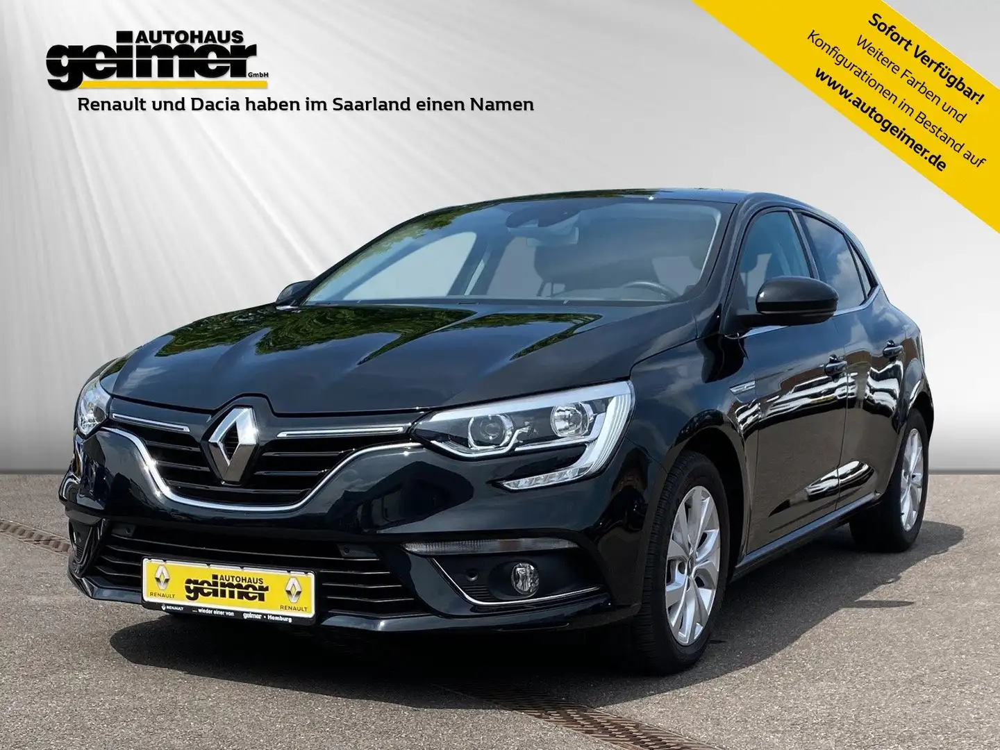 Renault Megane IV Lim. 5-trg. Limited Deluxe TCe 140 EDC Schwarz - 1