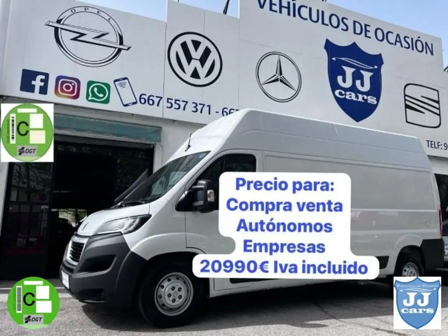 Peugeot Boxer L3H3 2.2HDI Blanc - 1