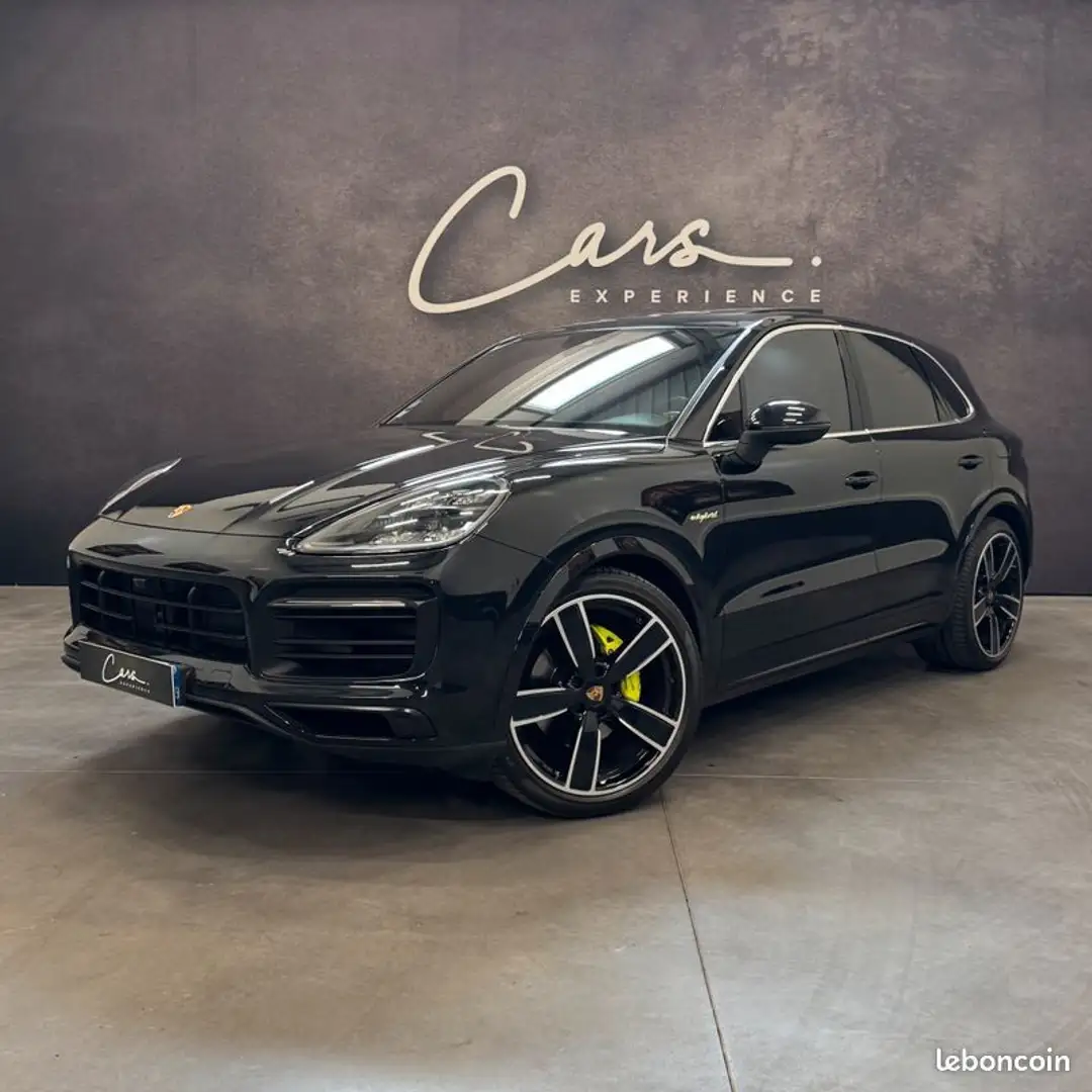 Porsche Cayenne E-Hybrid V6 3.0 462 CV – FRANÇAIS- BOUCLIER SPORTDESIGN ROUES ARRIERES DIRECTRICES TOIT OUVRANT CAMERA 360° BOSE JANTES 2 Negro - 1