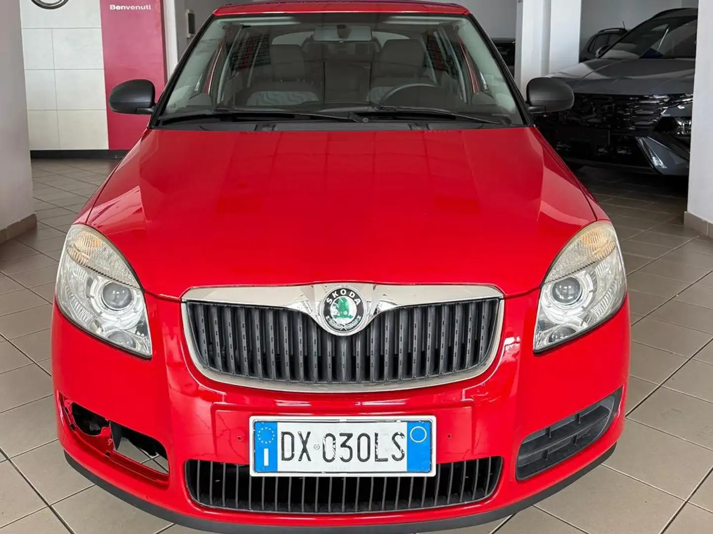 Skoda Fabia Fabia II 2007 Berlina 1.2 Style 70cv Rouge - 1