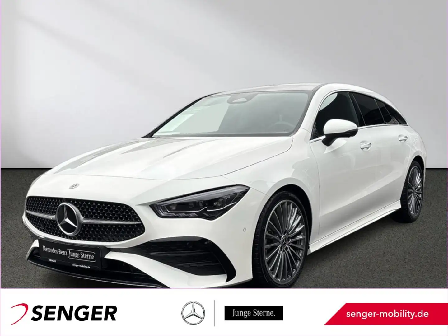 Mercedes-Benz CLA 200 SB AMG Panorama Multibeam-LED AHK 360°-K Blanc - 1