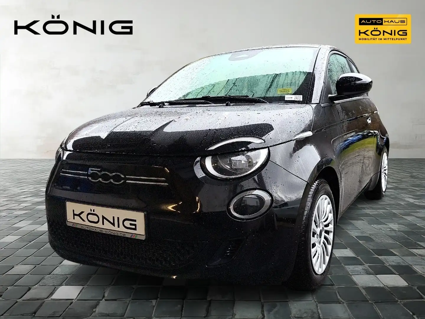 Fiat 500e 3+1 MY23 118PS 42kWh KLIMA*CARPLAY*TEMPOMAT Schwarz - 1