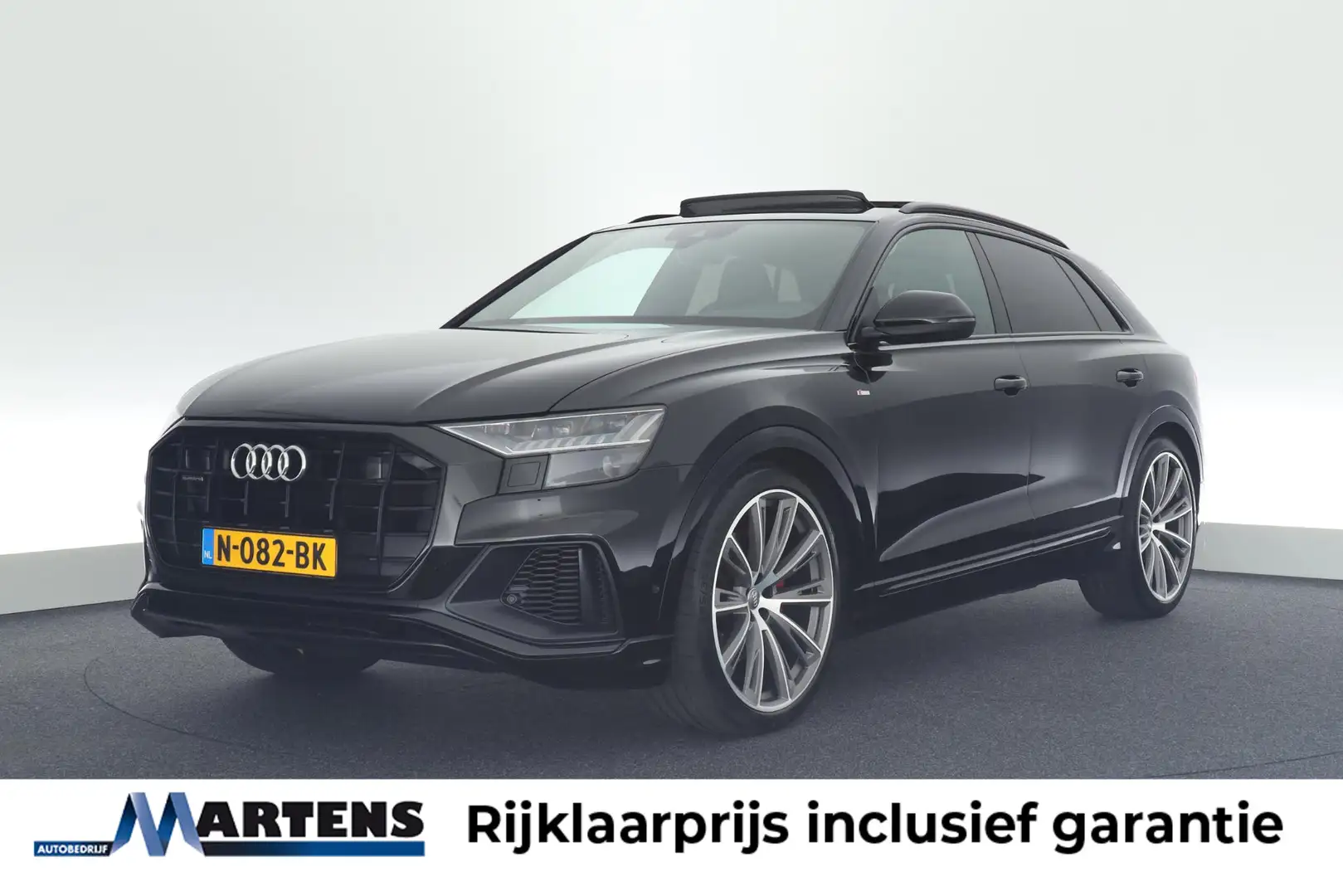 Audi Q8 50 TDI 286pk quattro 2x S-Line Camera B&O Leder Ma Zwart - 1